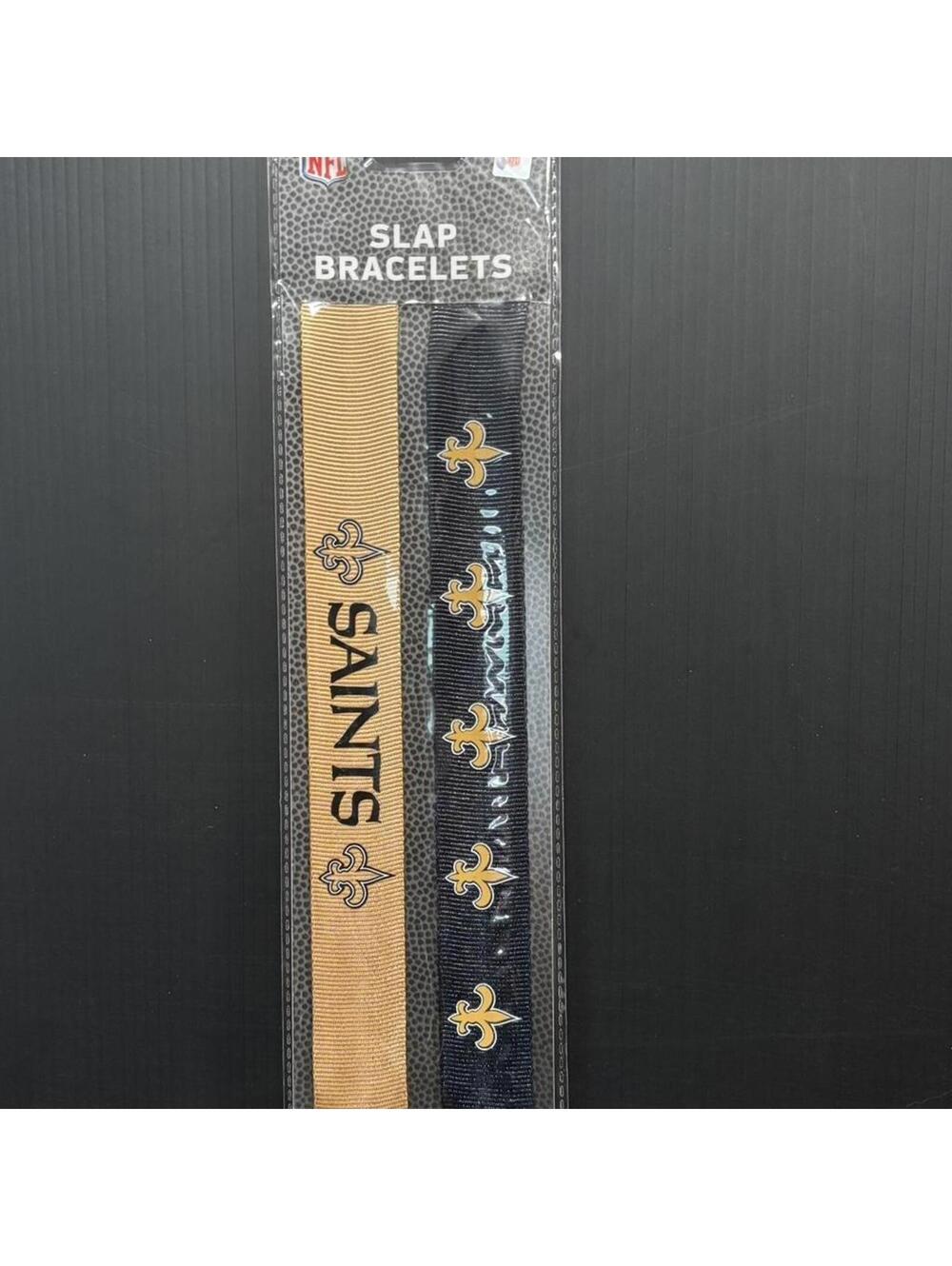 New Orleans Saints Slap Bracelet Set NFL Game Day Accessories